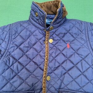 Ralph Lauren Kids Navy Quilted Puffer Jacket